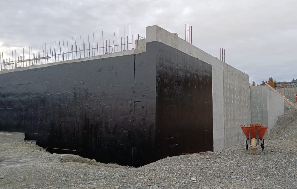 Cast in place wall Waterproofing