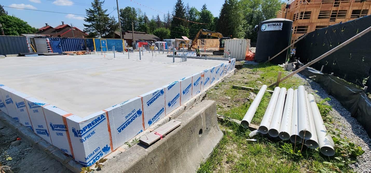 Cast in place wall Waterproofing