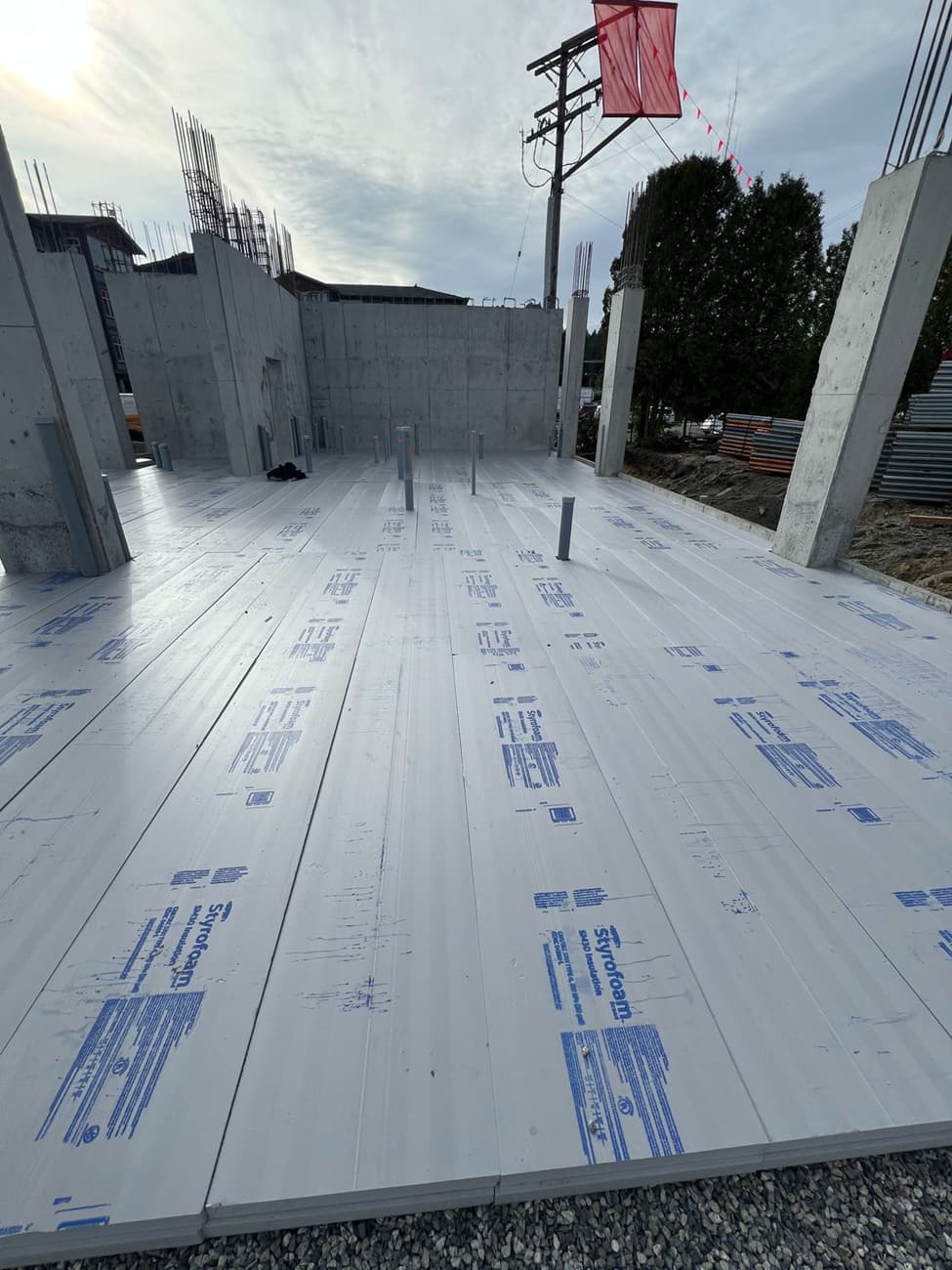 Underslab insulation